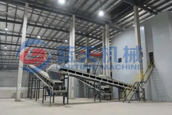 重慶珞璜混合垃圾處理現(xiàn)場(chǎng)